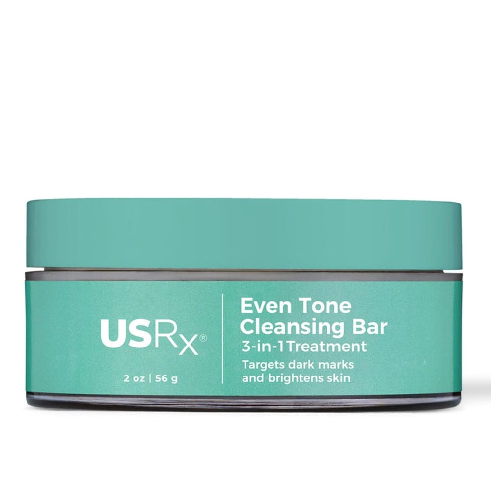 Urban Skin Rx frente del envase mostrando la barra y la esponja, presentación práctica