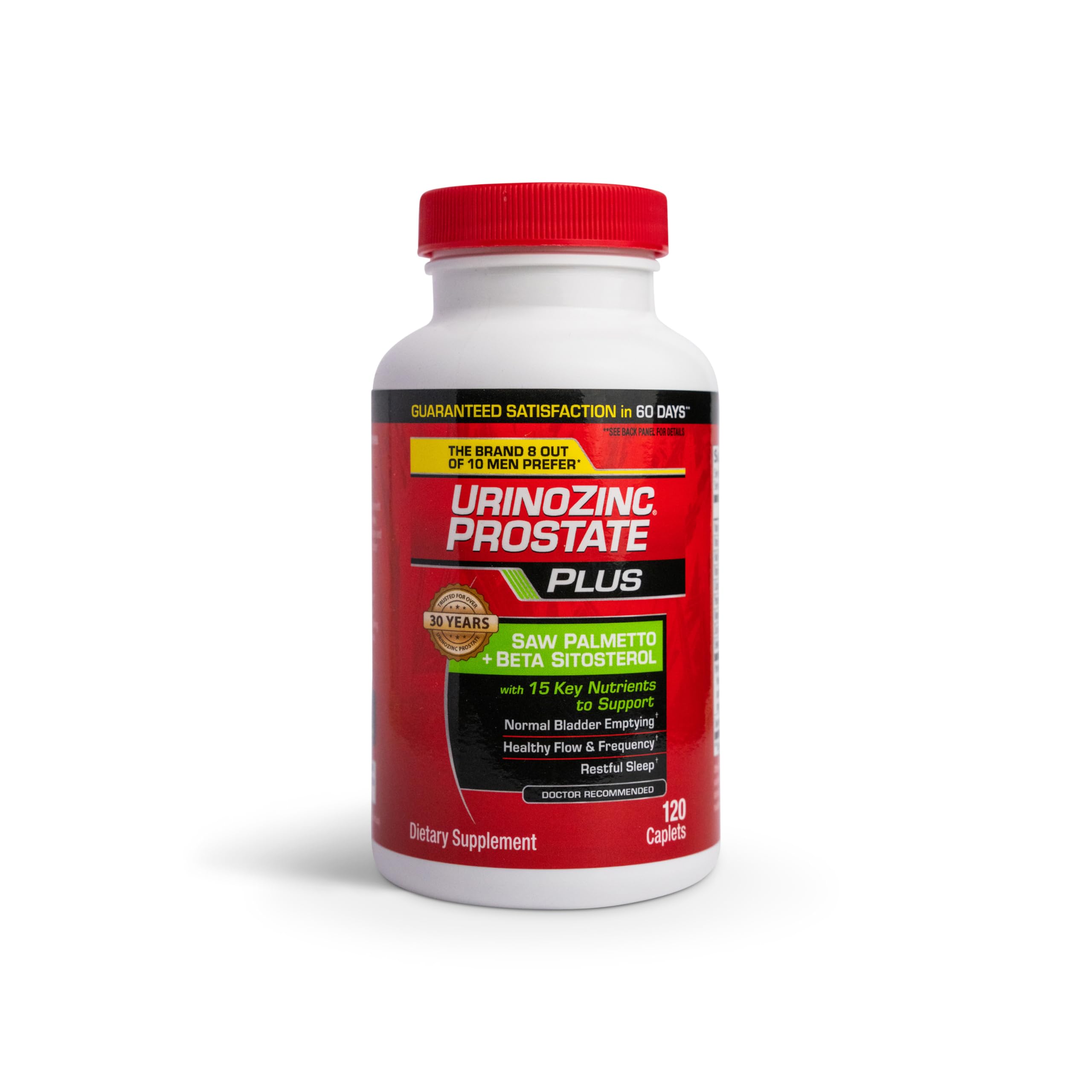 Urinozinc cápsula en primer plano mostrando textura y calidad
