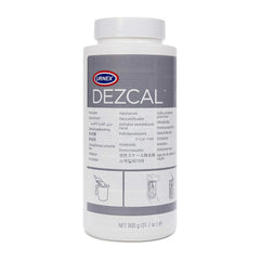 Urnex Dezcal front label showing product name and size benefits