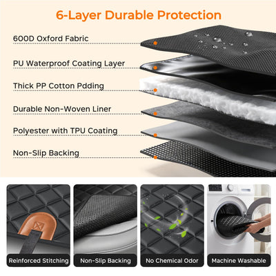 URPOWER converted to bench seat cover showing versatile setup for different trips