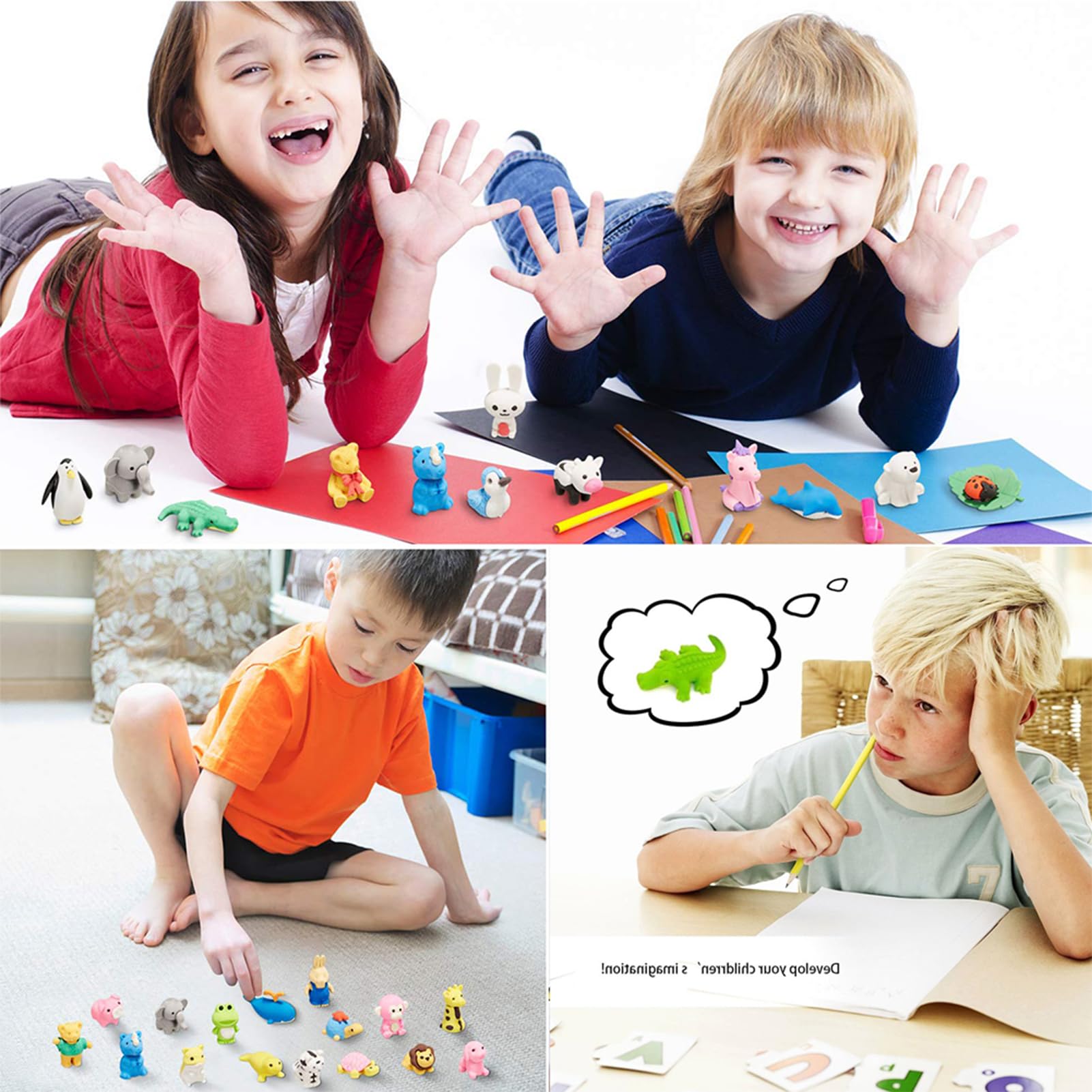 URSKYTOUS borradores desmontados y reensamblados, juego tipo puzzle