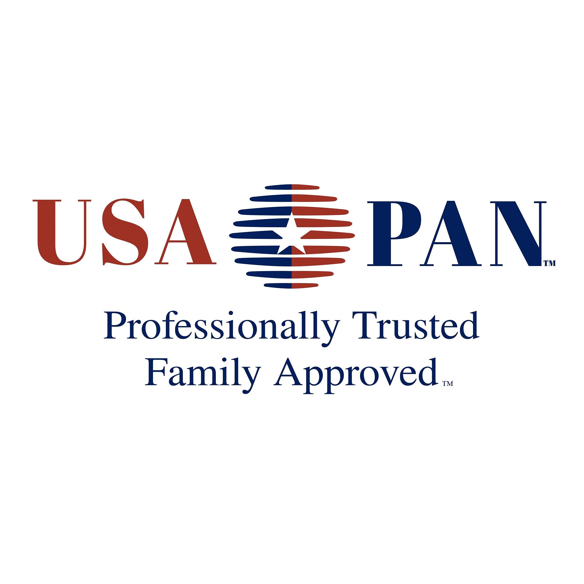 USA Pan placa con etiqueta hecho en USA que muestra fabricación confiable