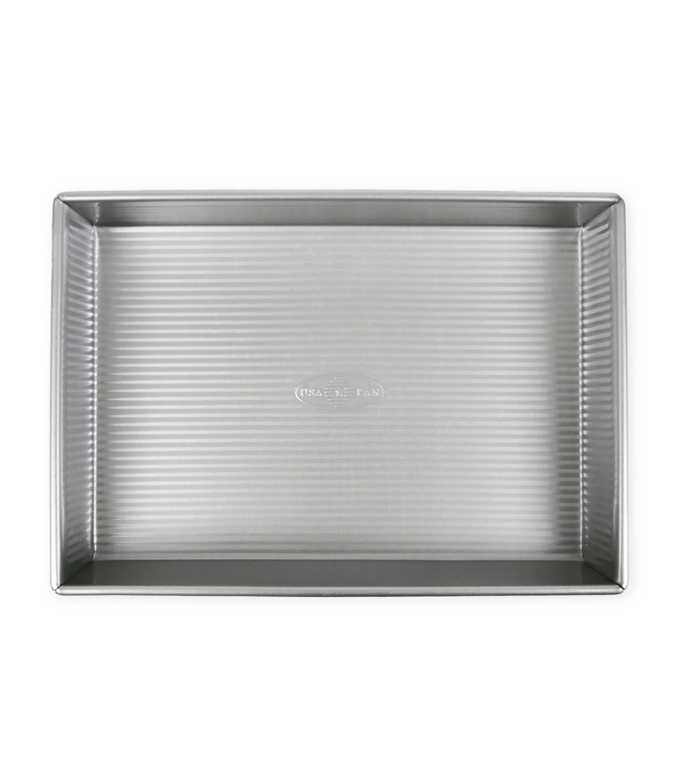 USA Pan vista frontal del molde rectangular, acabado resistente y fácil desmolde