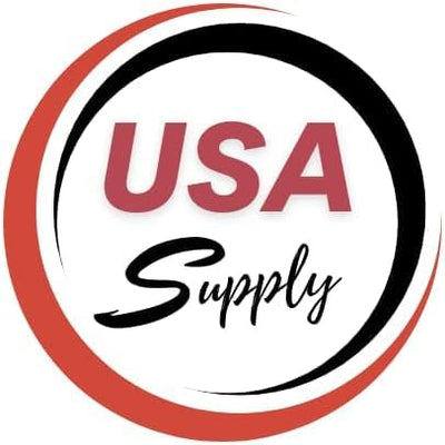 Comparación de tamaño del envase D-Fense Dust de USA Supply junto a una libra para valorar cobertura