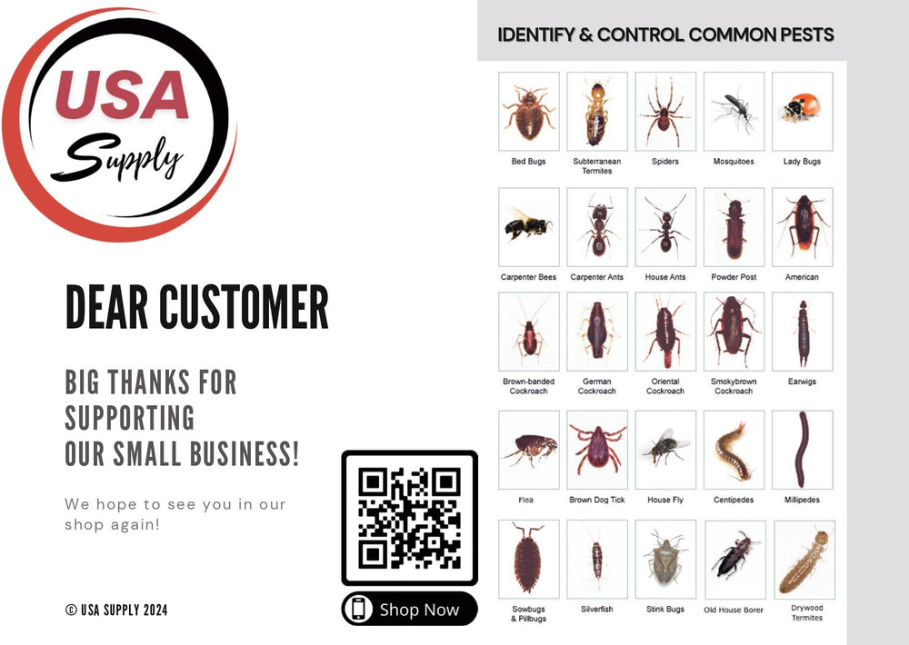 USA Supply Gentrol guantes incluidos y tarjeta identificación facilitan seguridad