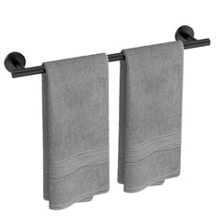 USHOWER barra frontal negra mate mostrando diseño minimalista y durabilidad