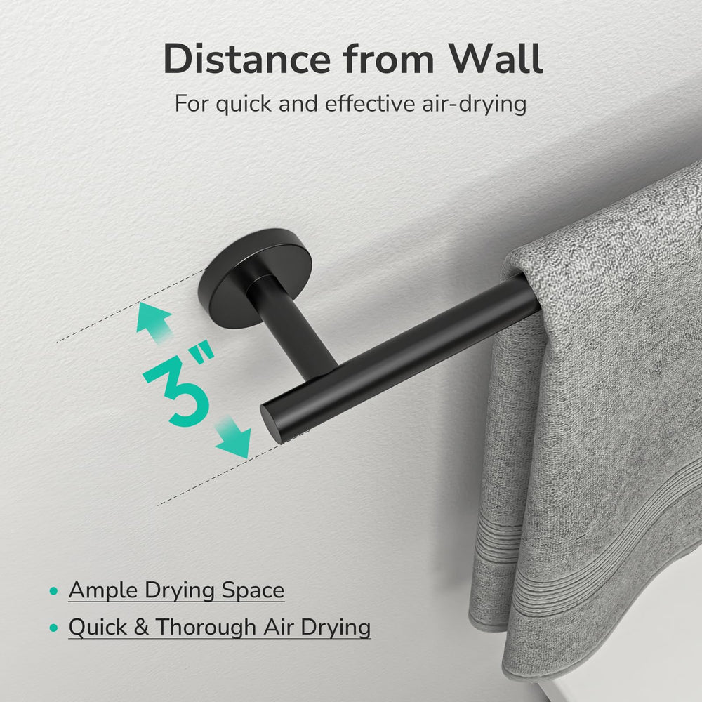 USHOWER separación de 3 in desde la pared para mejor circulación de aire
