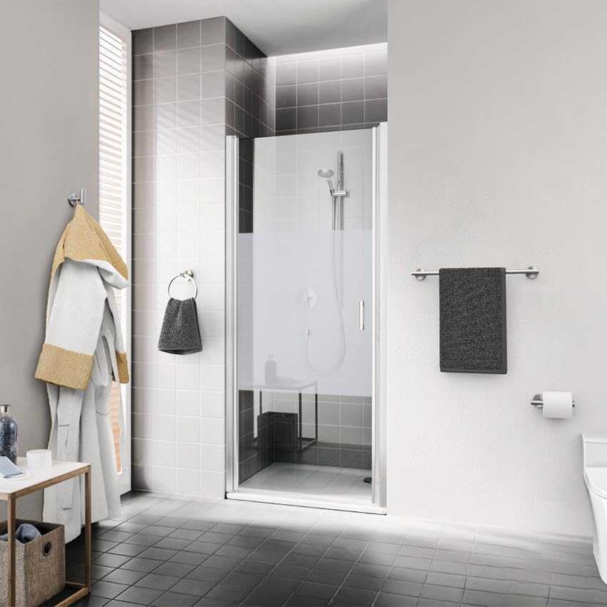 USHOWER vista lateral mostrando 3 pulgadas de separación para ventilación