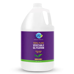 US+ bottle front label showing one-gallon purity and American source benefits