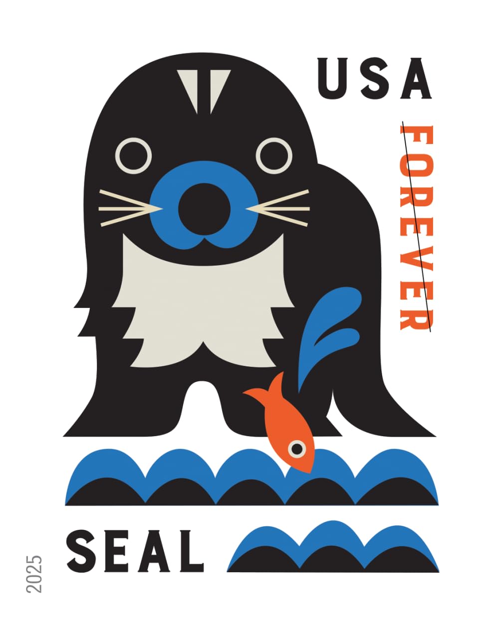 United States Postal Service sellos organizados en álbum de filatelia para conservación segura