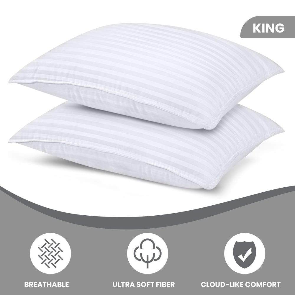 Utopia Bedding detalle de la funda suave que mejora la transpiración nocturna