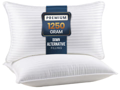 Utopia Bedding almohada king frontal mostrando forma y volumen por comodidad