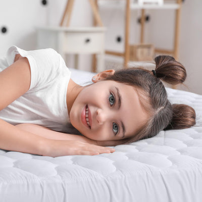 Utopia Bedding en ambiente de dormitorio de invitados para apariencia profesional y protegida