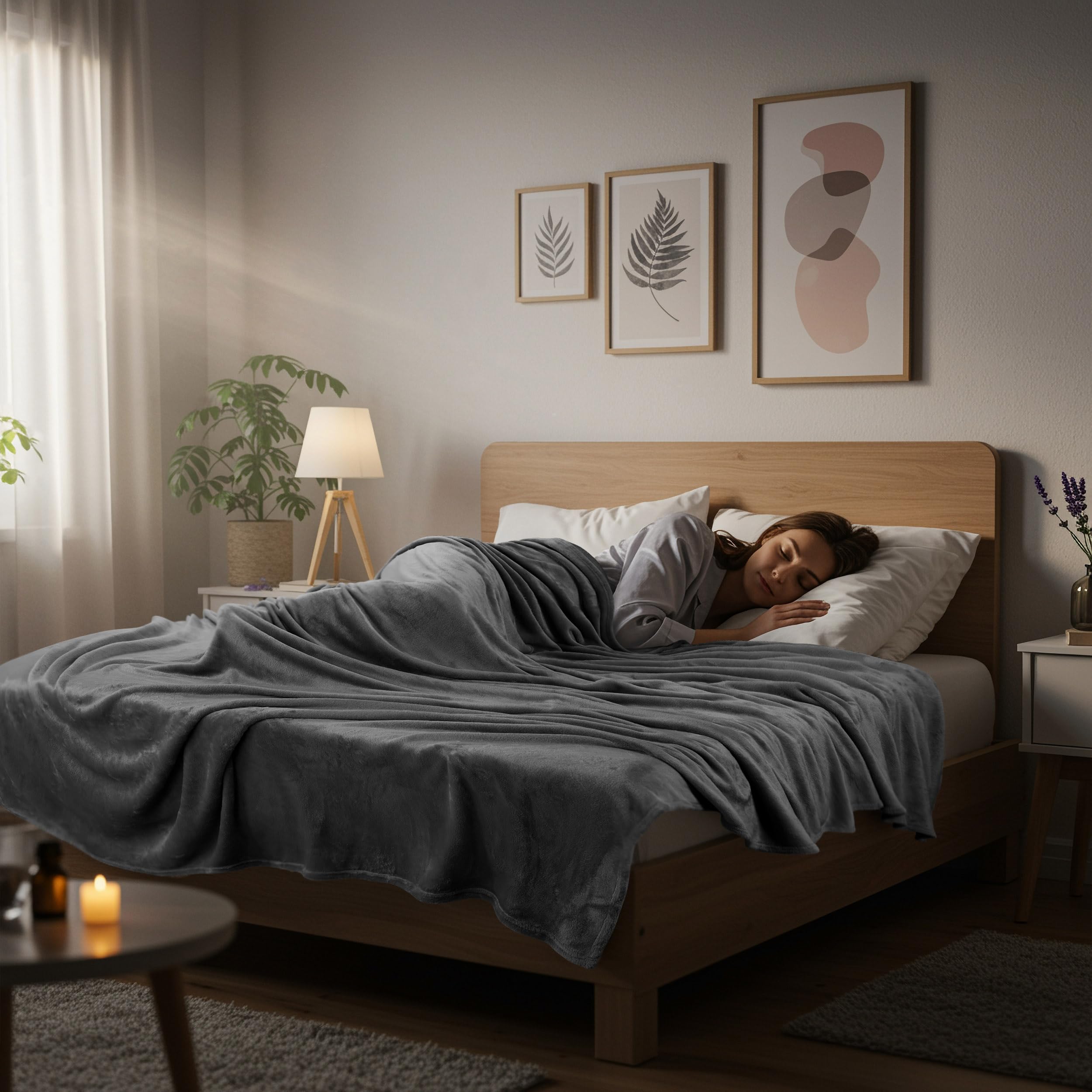 Utopia Bedding size comparison with mattress showing true king dimensions