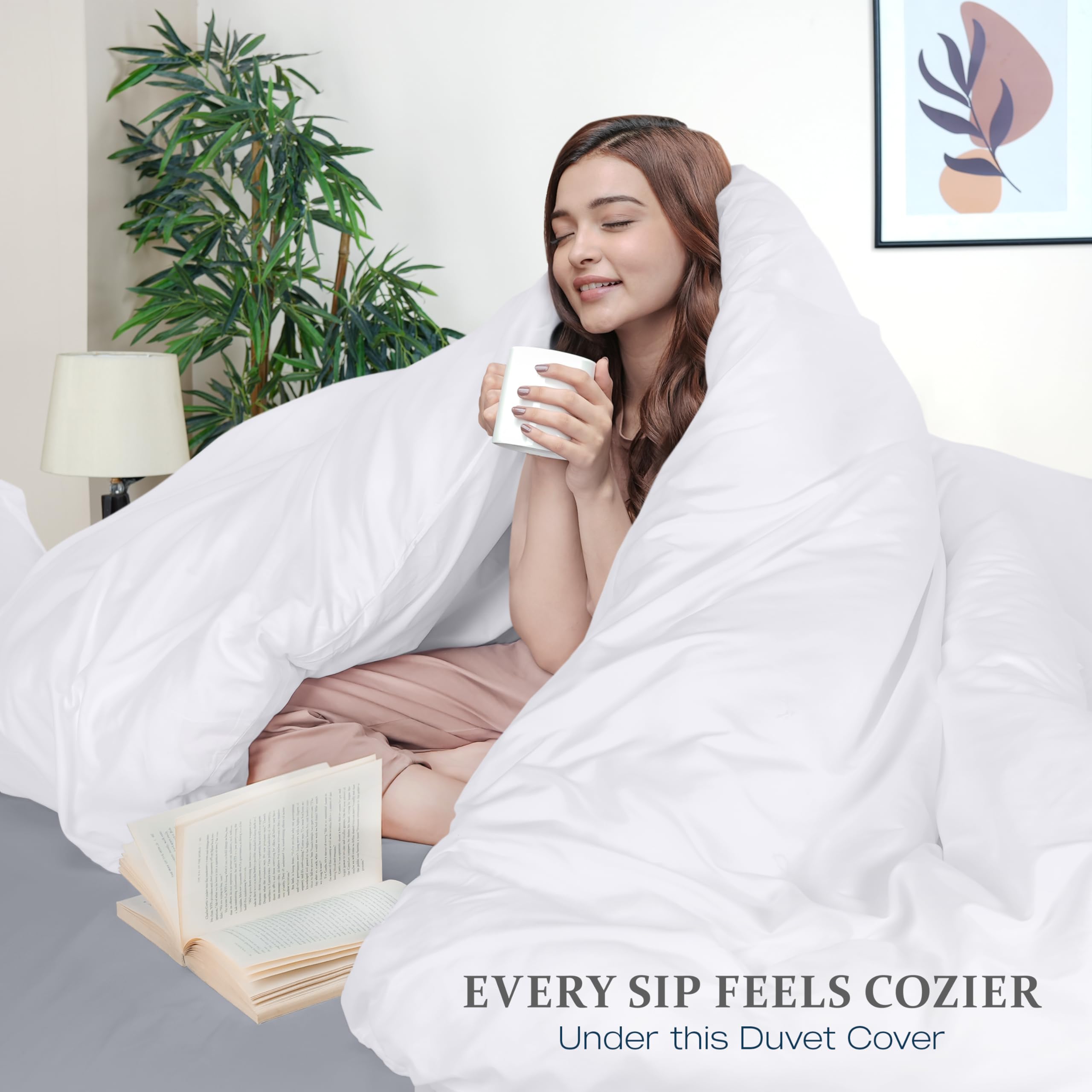 Utopia Bedding cierre de cremallera oculto, inserción rápida del edredón