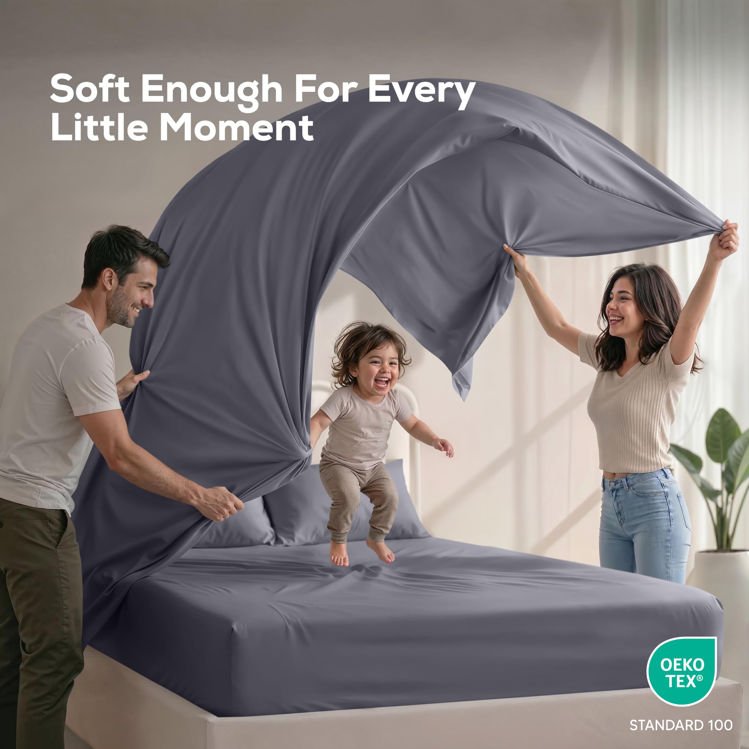 Utopia Bedding comparación de tamaño con colchón full, se adapta bien