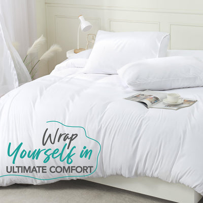 Utopia Bedding comparación de tamaño queen para ver proporciones exactas