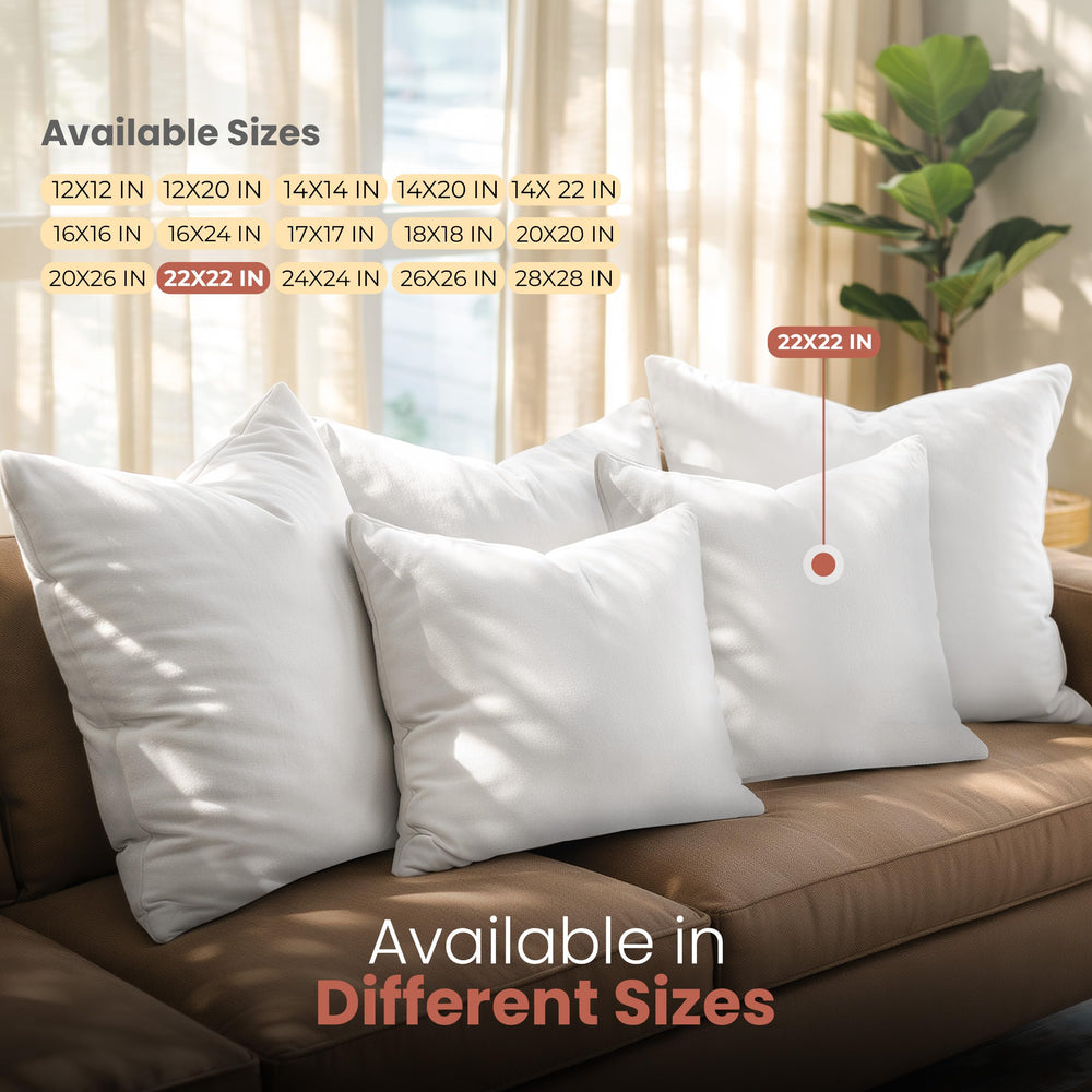 Utopia Bedding cojines siendo desempaquetados y esponjados para recuperar volumen