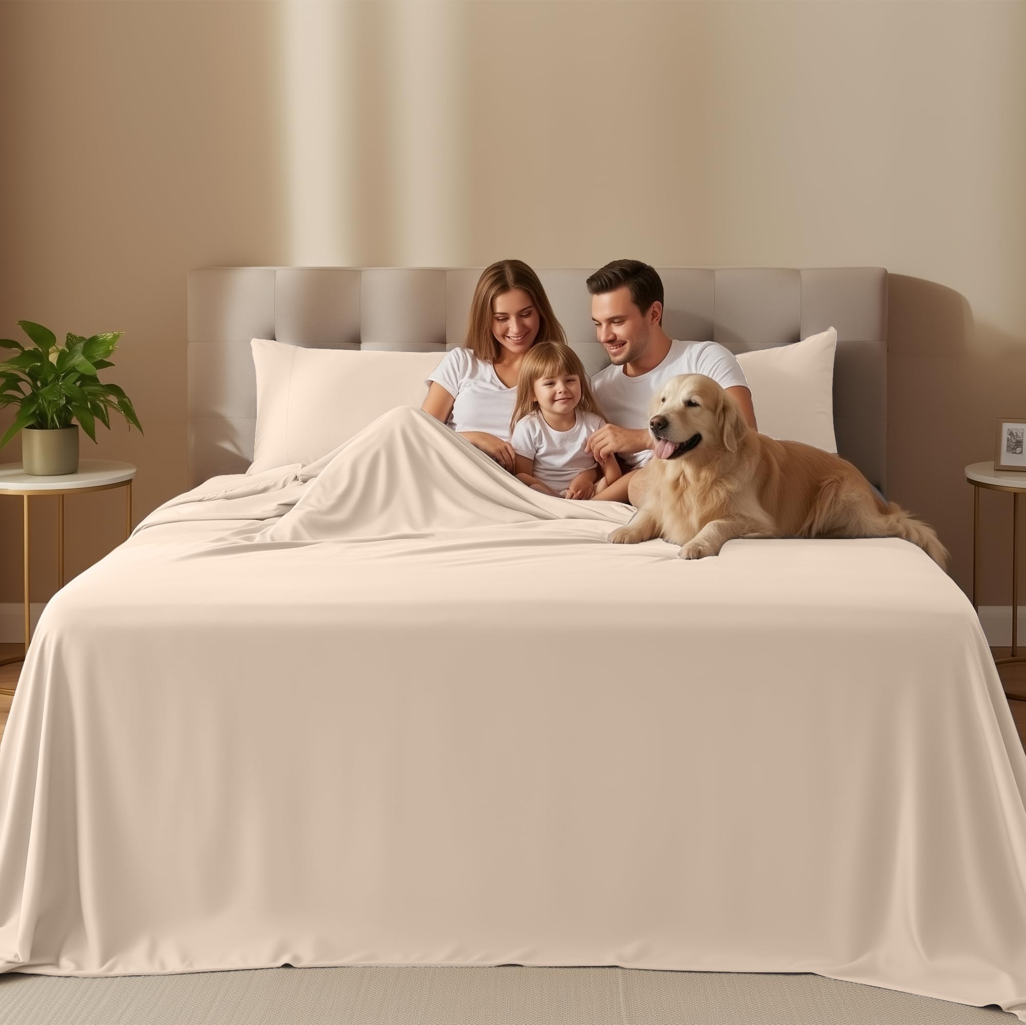 Utopia Bedding primer plano de la textura, tacto suave y duradero