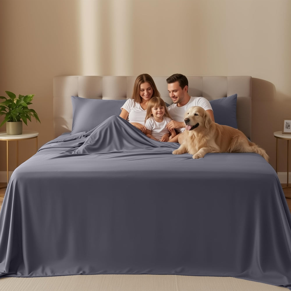 Utopia Bedding primer plano de la textura microfibra, tacto ultra suave