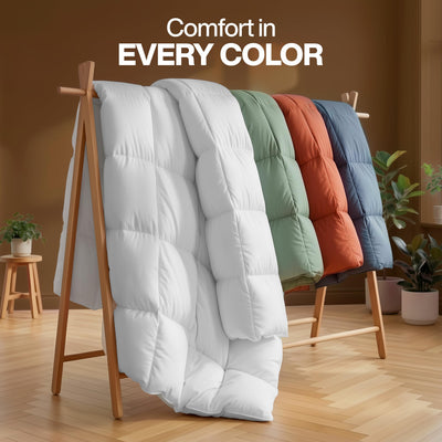 Utopia Bedding edredón empaquetado listo para envío, presentación compacta y protegida