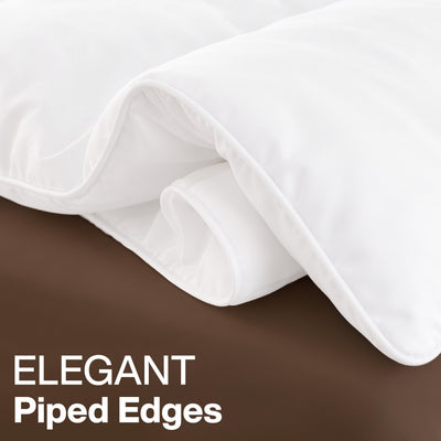 Utopia Bedding etiqueta con instrucciones de cuidado para lavado fácil y duradero
