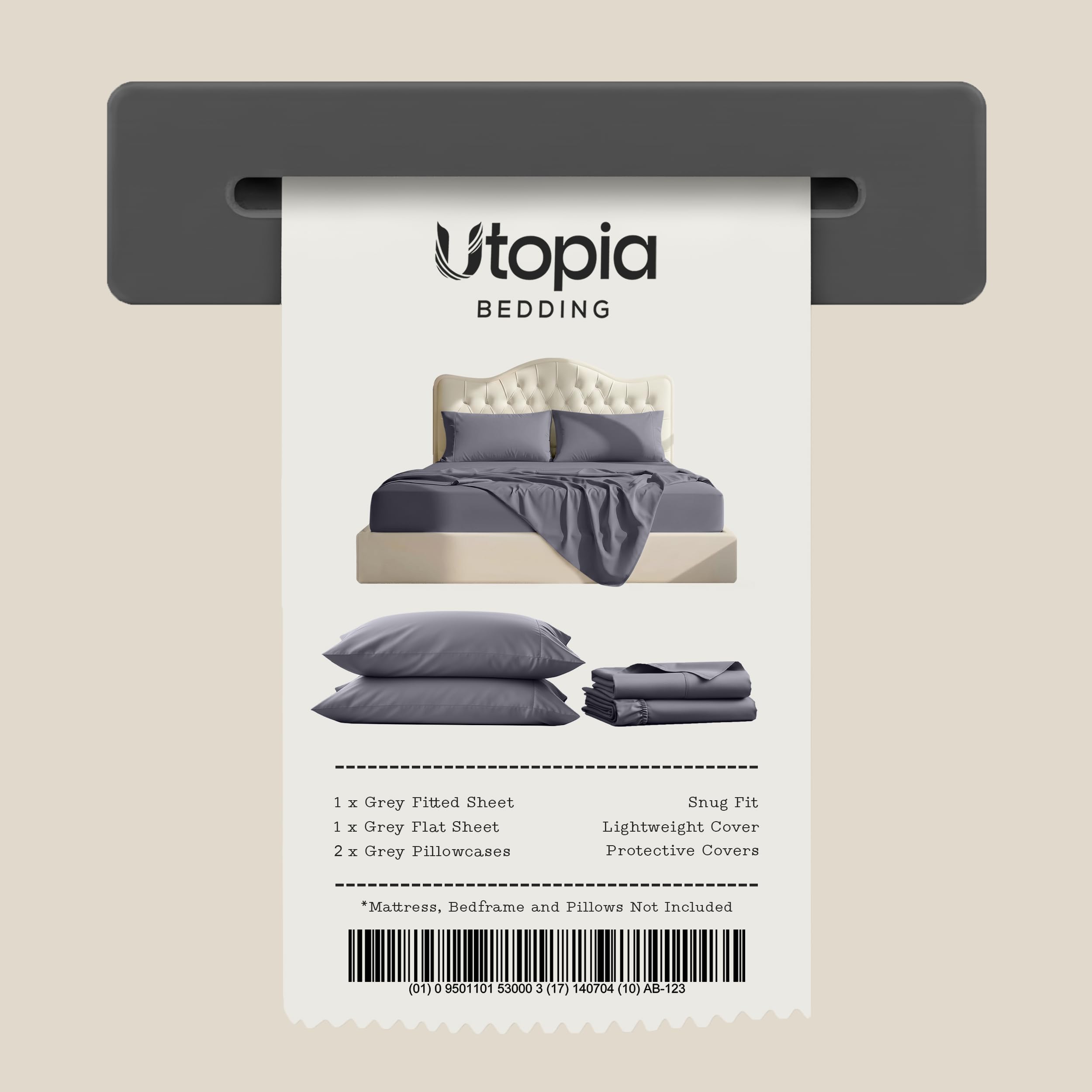 Utopia Bedding etiqueta OEKO-TEX, seguridad y tejidos libres de químicos