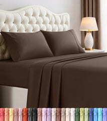 Utopia Bedding vista frontal del empaquetado mostrando el set completo y detalle elegante