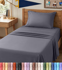 Utopia Bedding vista frontal del empaque gris mostrando el juego completo