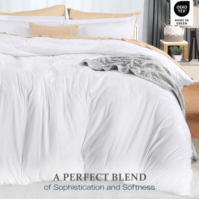 Utopia Bedding detalles de los siete lazos interiores que aseguran el edredón