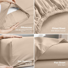 Utopia Bedding dos fundas de almohada extendidas, acabado limpio y confortable