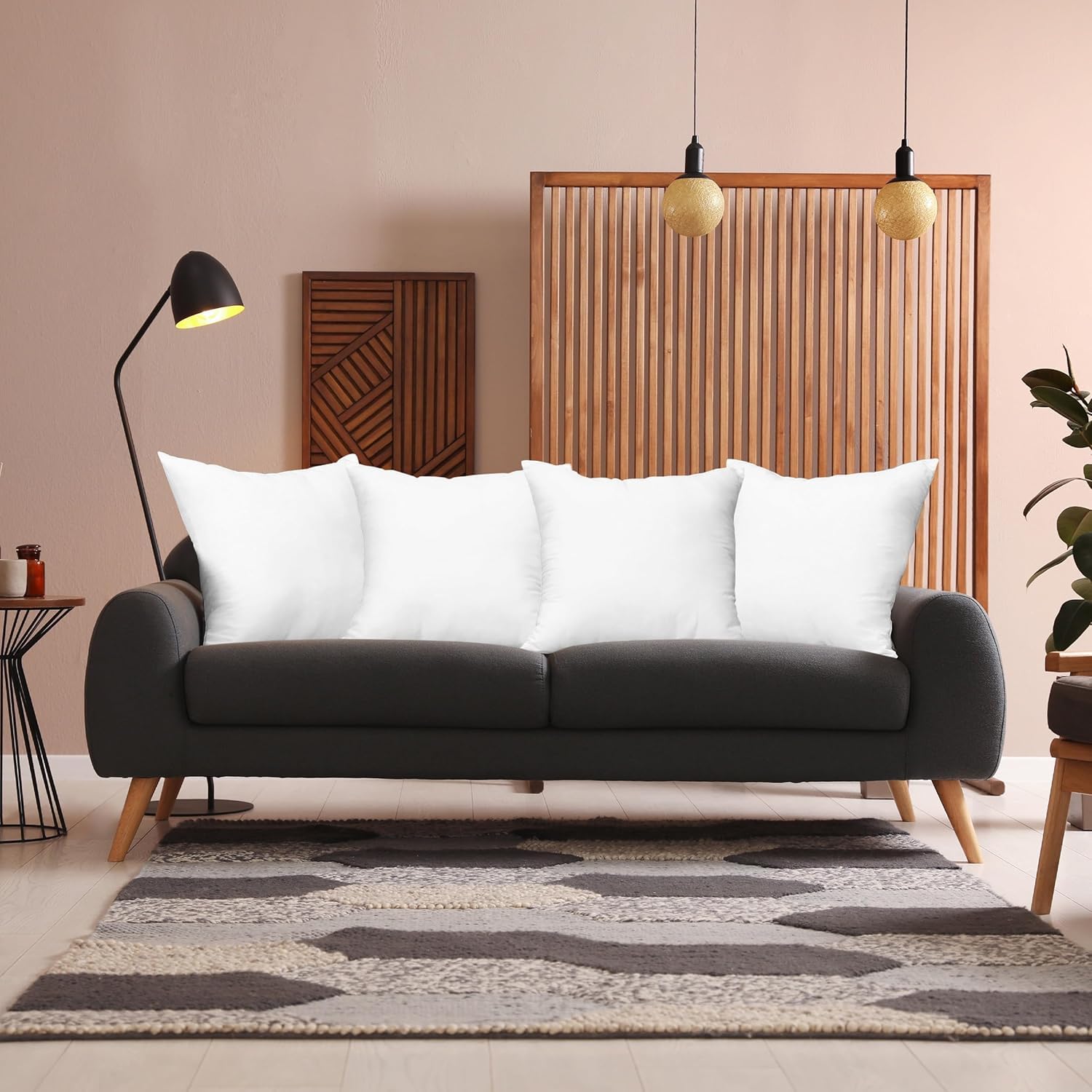 Utopia Bedding pillows displayed on patio chair showing indoor-outdoor versatility