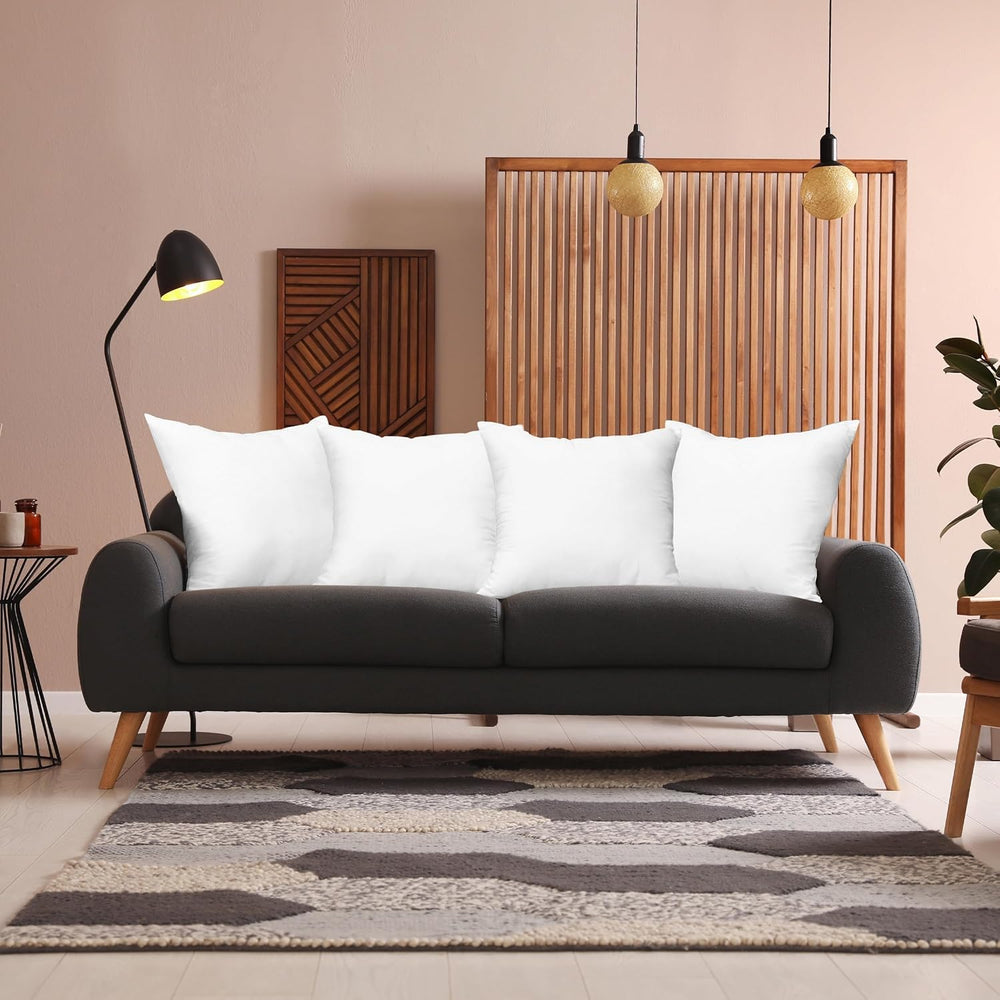 Utopia Bedding pillows displayed on patio chair showing indoor-outdoor versatility