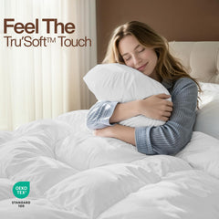 Utopia Bedding pestañas interiores en esquinas que facilitan fijar la funda nórdica