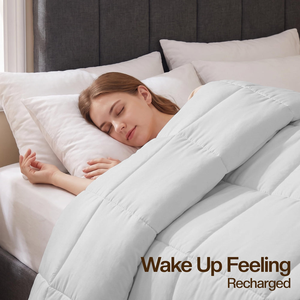 Utopia Bedding edredón plegado listo para almacenaje y ahorro de espacio
