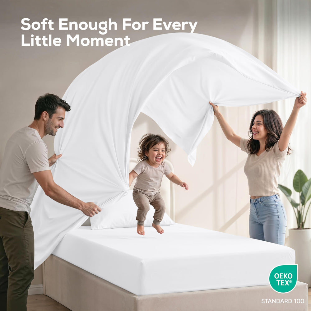 Utopia Bedding sábana sobre cama Twin XL para comparar tamaño y escala