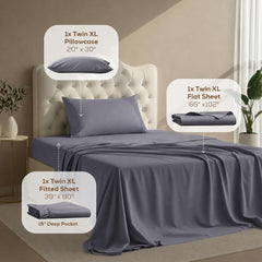 Utopia Bedding primer plano de microfibra cepillada para suavidad y confort