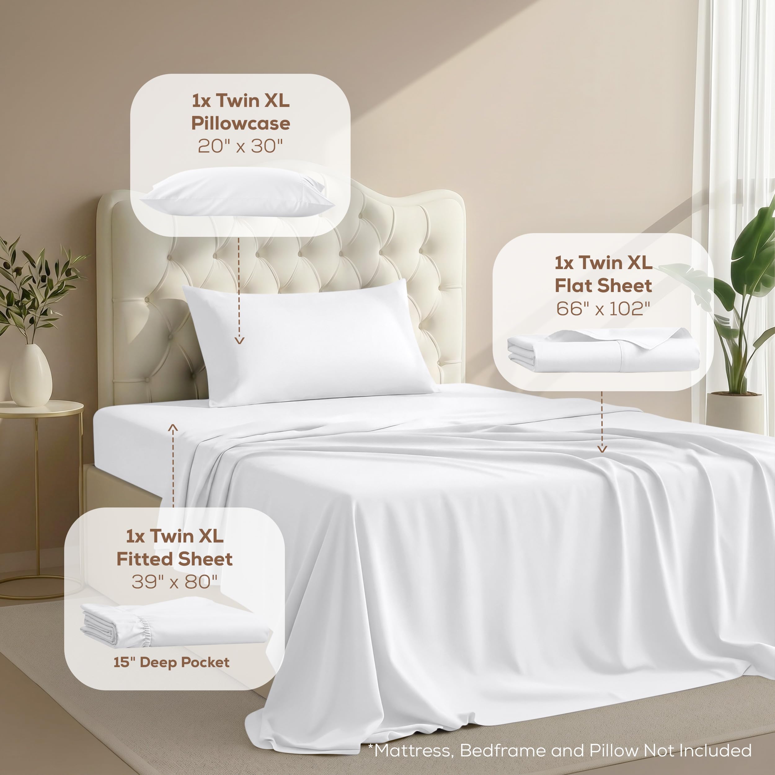 Utopia Bedding primer plano textura de microfibra cepillada, tacto suave