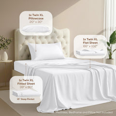 Utopia Bedding primer plano textura de microfibra cepillada, tacto suave