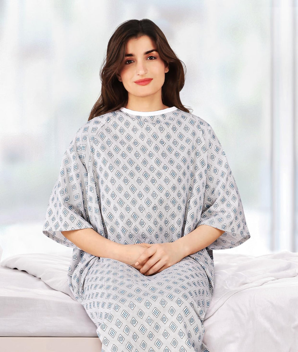 Utopia Care gown in clinical setting showing practical use and cleanliness