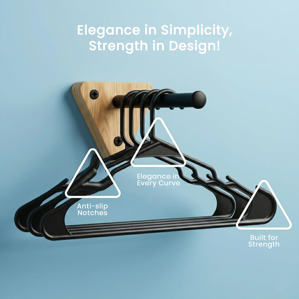 Utopia Home hanger holding camisole in notches to keep straps secure