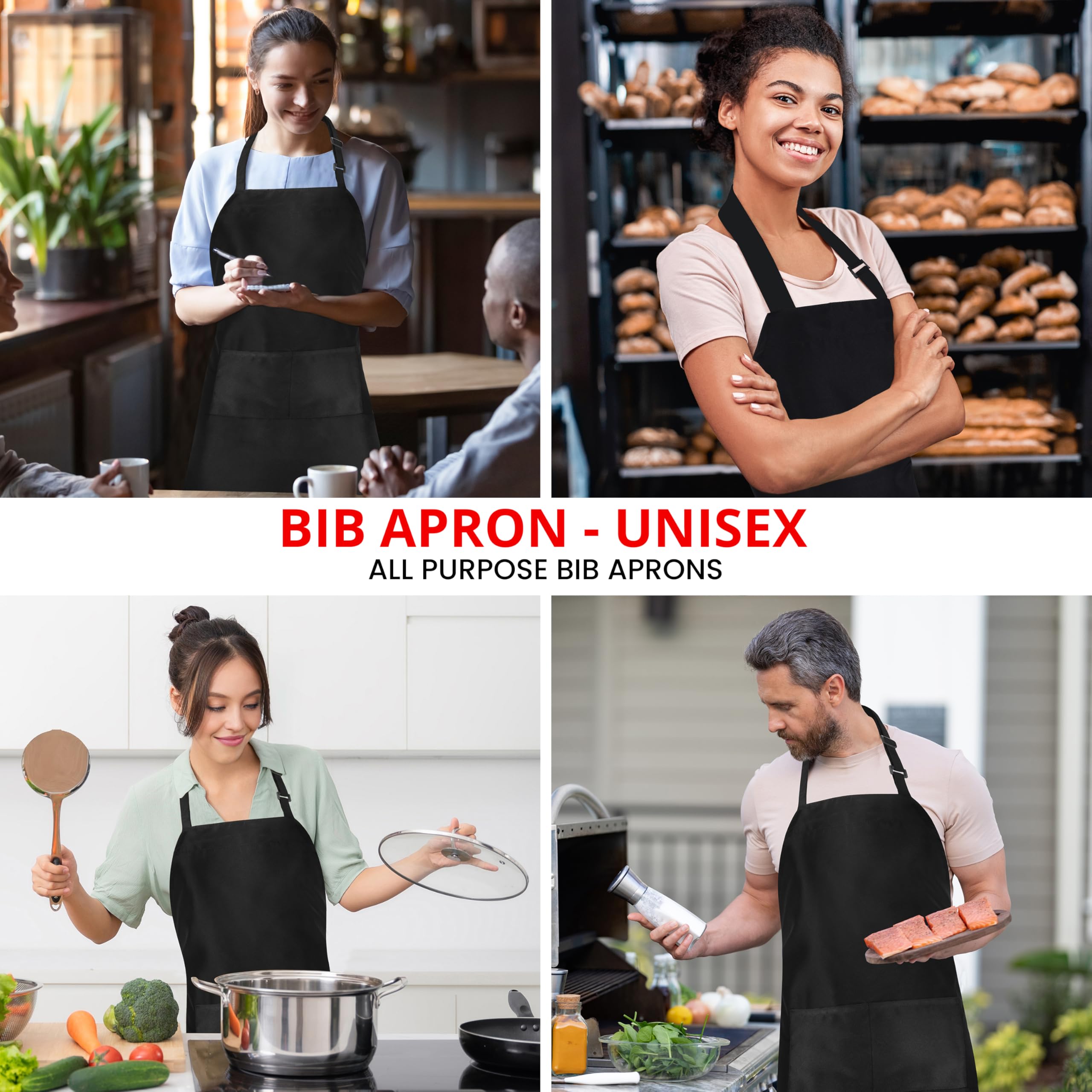 Utopia Kitchen comparación de talla mostrando cobertura en adulto