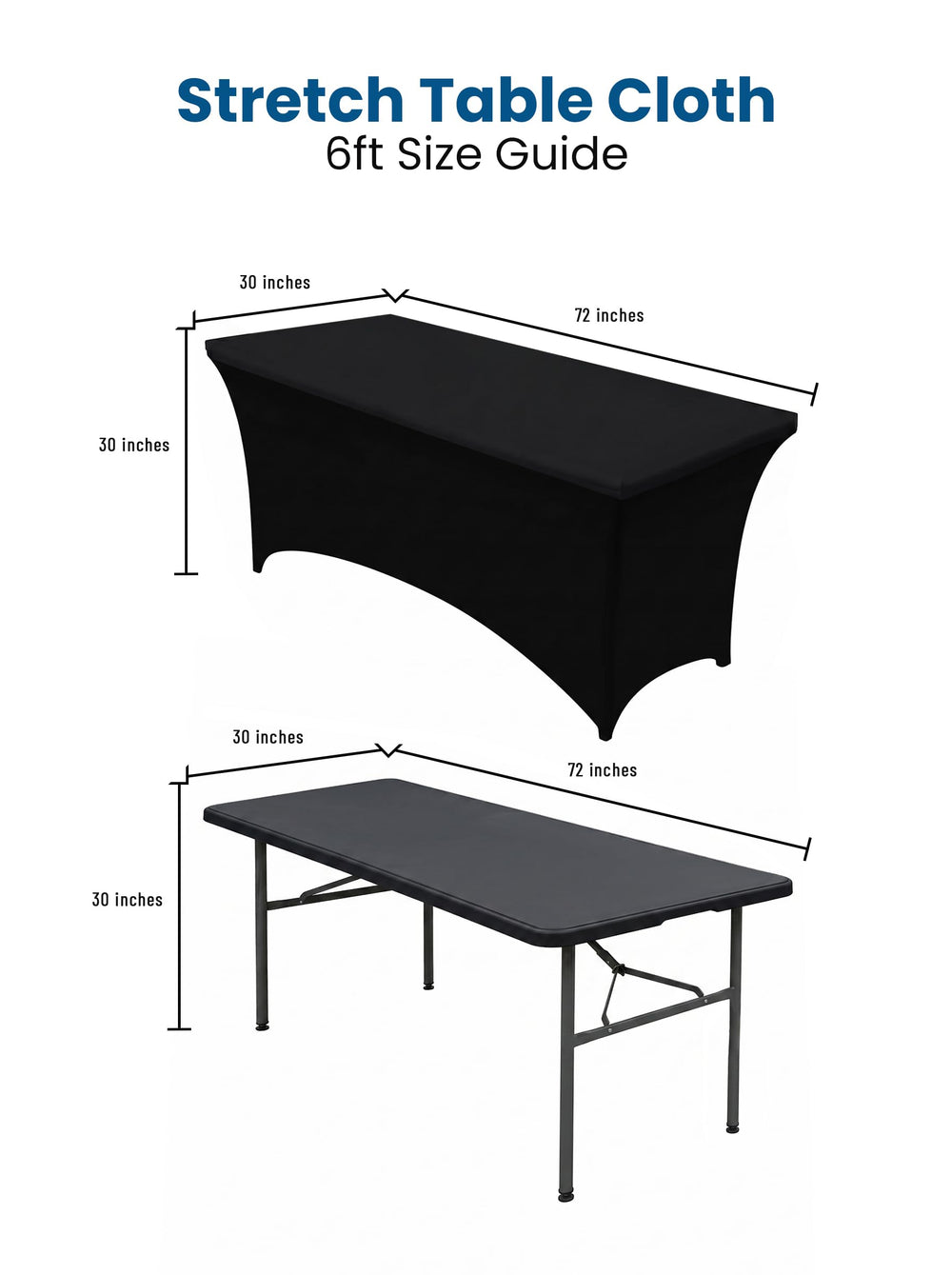Utopia Kitchen mesa de banquete con mantel, apariencia elegante