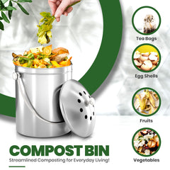 Utopia Kitchen tapa abierta mostrando filtro de carbón, control de olores