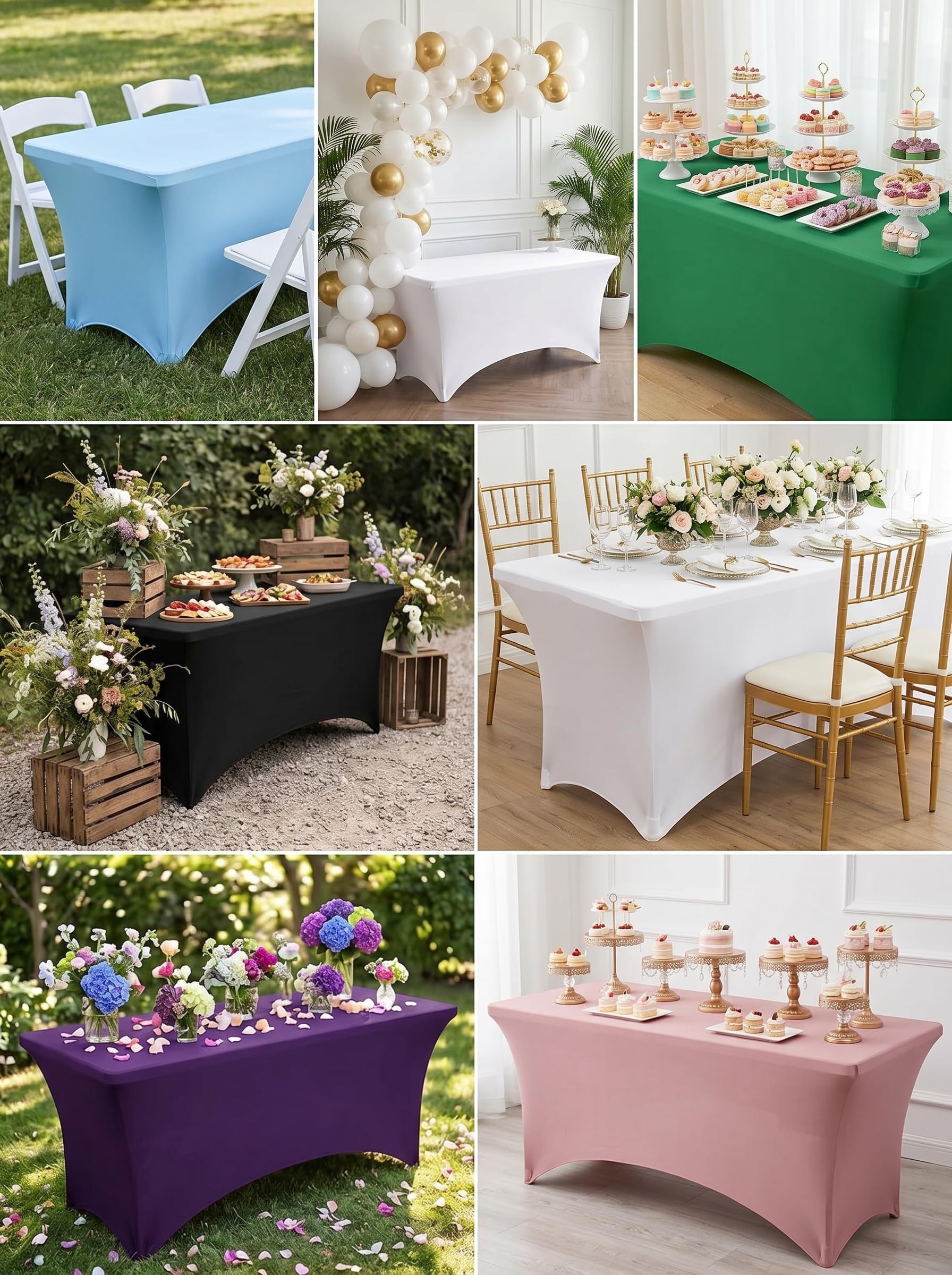 Utopia Kitchen mantel negro en boda, viste recepción con estilo