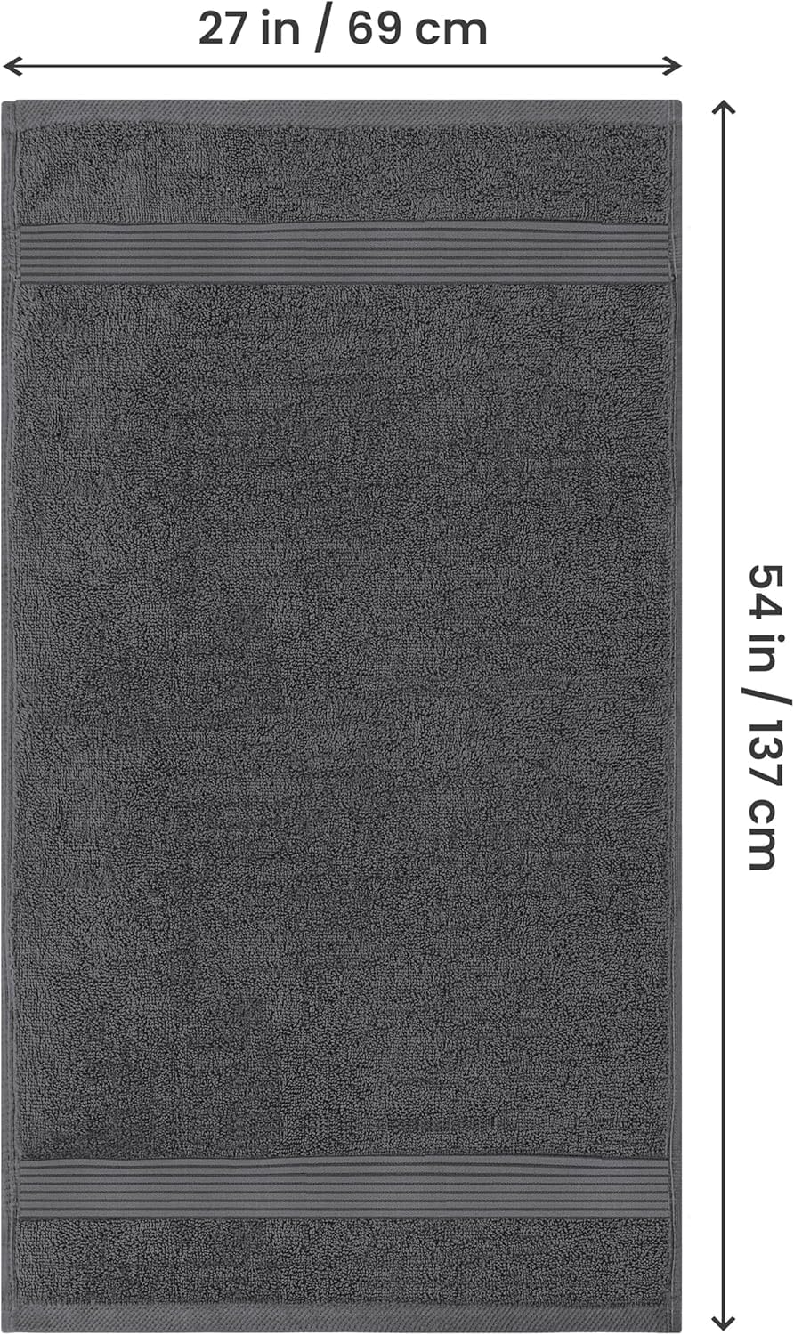Utopia Towels detalle de textura suave y alta absorbencia