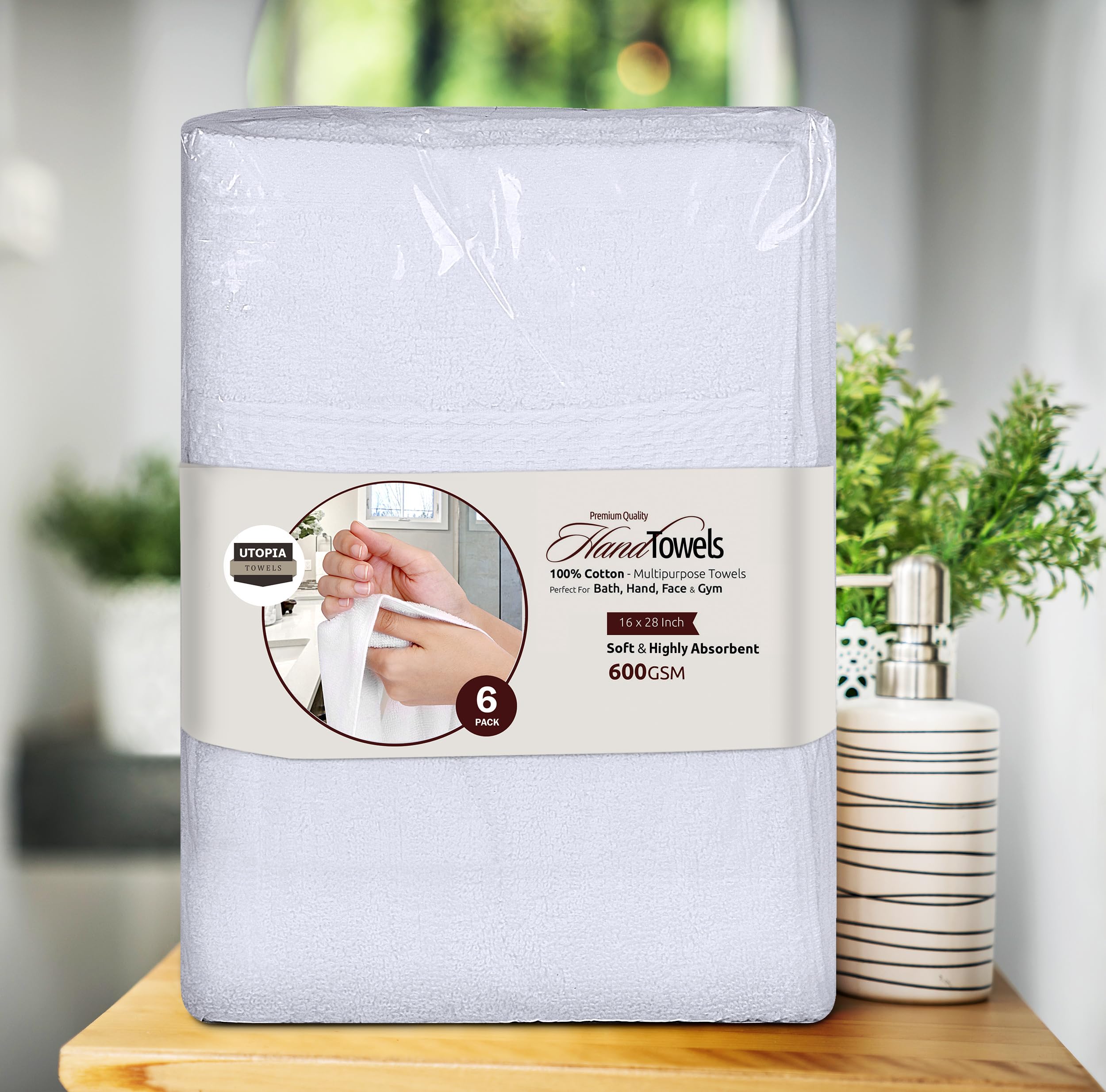 Utopia Towels empaque preparado como regalo que resalta calidad y presentación lista