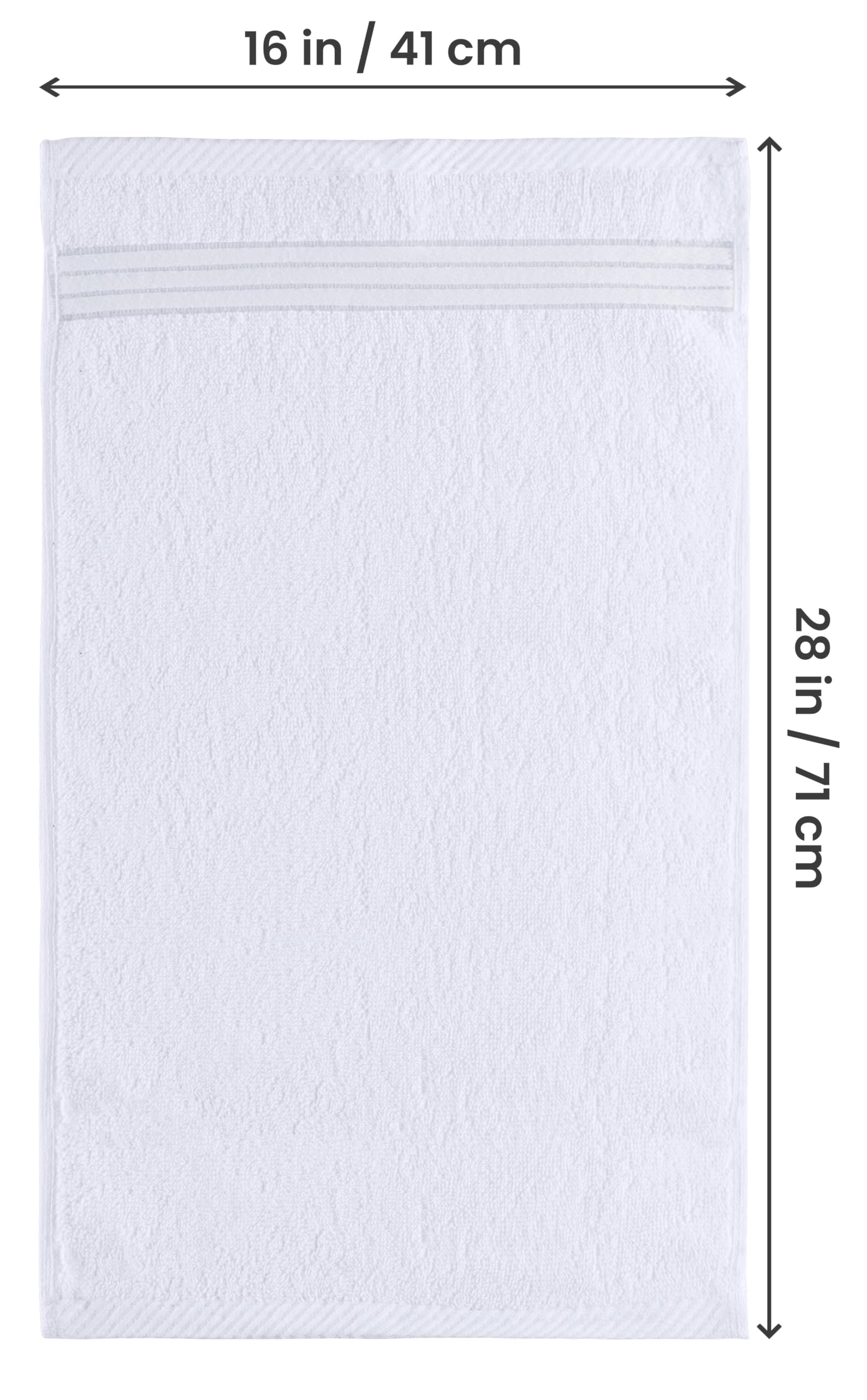 Utopia Towels detalle de la textura de algodón peinado para mayor suavidad