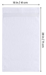 Utopia Towels detalle de la textura de algodón peinado para mayor suavidad