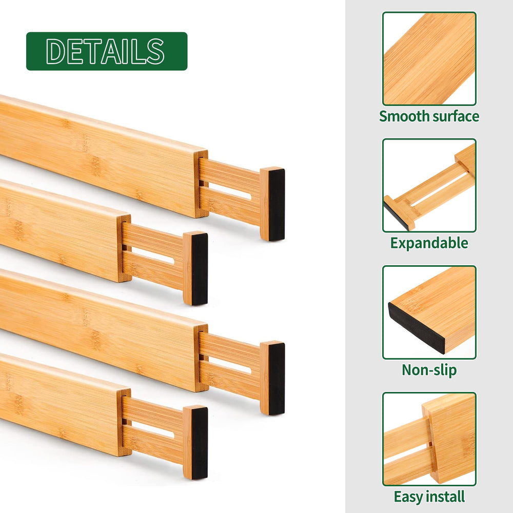 Utoplike conjunto de cuatro piezas alineadas mostrando longitud ajustable